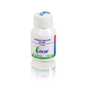 Acido Folico 1 Mg X 100 Tabl