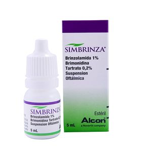 Simbrinza Brinzolamida/brimonidina 10/2 Mg/ml Oftalmico X 5 Ml