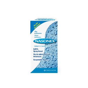 Nasonex Mometasona Nasal 10 Gr X 60 Dosis
