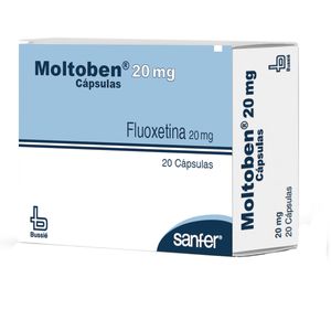 Moltoben Fluoxetina 20 Mg X 20 Cap