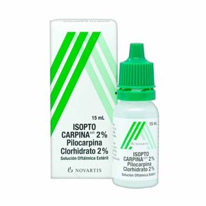Isopto Carpina Hidroxipropilmetilcelulosa/pilocarpina 2% Oftalmico X 15 Ml