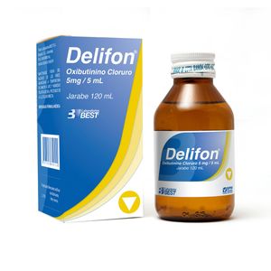 Delifon Oxibutinino Cloruro 5 Mg Jarabe X 120 Ml