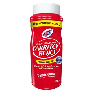 Kola Granulada Tarrito Rojo Jgb Tradicional X 380 Gr Super Contenido