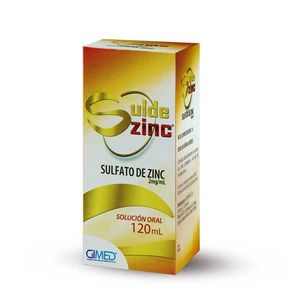 Suldezinc Sulfato De Zinc Solucion X 120 Ml