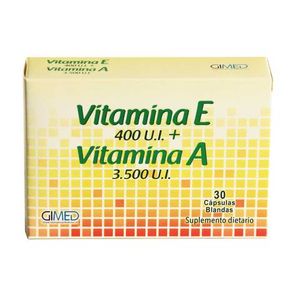 Vitamina E + Vitamina A X 30 Cap