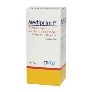Mediprim F Trimetoprim/sulfametoxazol 80/400 Mg Susp X 120 Ml