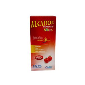 Alkadol Ibuprofeno 100 Mg Ninos Suspension X 120 Ml