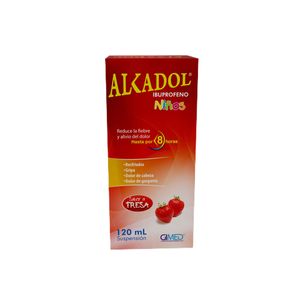 Alkadol Ibuprofeno 100 Mg Ninos Suspension X 120 Ml