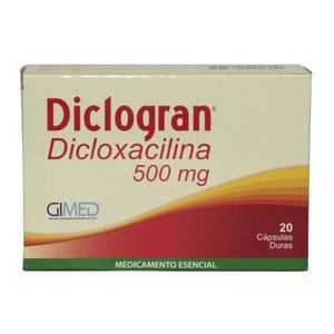 Diclogran Dicloxacilina 500 Mg X 20 Cap