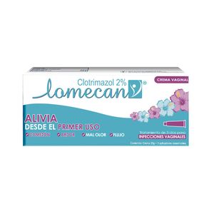 Lomecan Clotrimazol 2% Crema Vaginal X 20 Gr