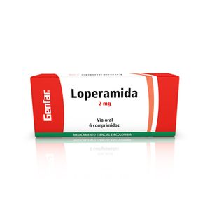 Loperamida 2 Mg X 6 Tabl
