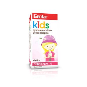 Cetirizina 0.1% Jarabe Kids X 60 Ml