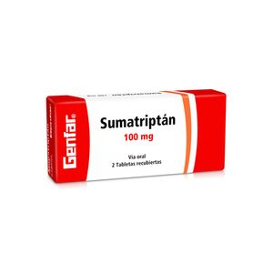 Sumatriptan 100 Mg X 2 Tabl