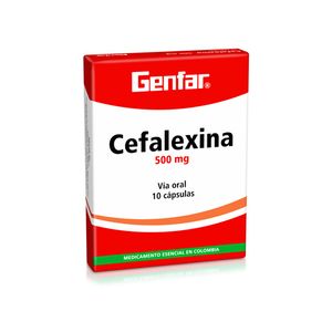 Cefalexina 500 Mg X 10 Cap