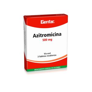 Azitromicina 500 Mg X 3 Tabl