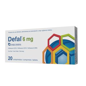 Defal Deflazacort 6 Mg X 20 Comprimidos