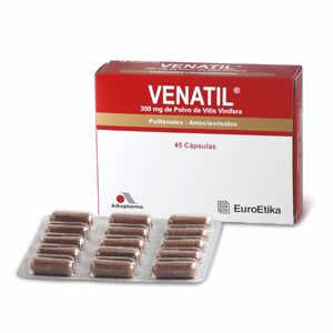 Venatil Vitis Viniferia/polifenoles 350 Mg/4 % X 45 Caps