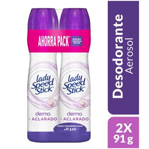 Desodorante Lady Speed Stick Aerosol Vitamina E X 150 Ml X 2 Und P.esp