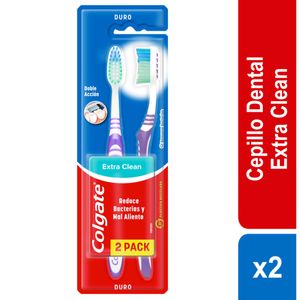 Cepillo Dental Colgate Extra Clean Duro X 2 Und P. Esp