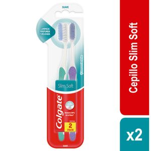 Cepillo Dental Colgate Slim Soft Suave X 2 Und