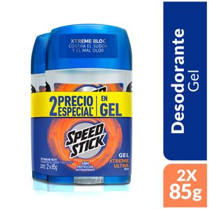 Desodorante Speed Stick Gel Extreme Pote X 85 Gr Oferta X 2 Und