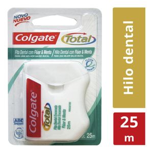 Seda Dental Colgate Total Fluor Y Menta X 25 Mt