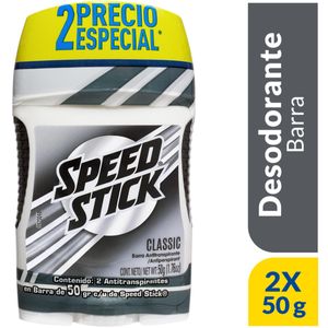 Desodorante Speed Stick Barra Classic X 50 Gr Oferta X 2 Und