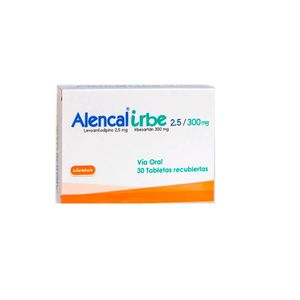Alencal Irbe Levoamlodipino/irbesartan 2.5/300 Mg X 30 Tabl