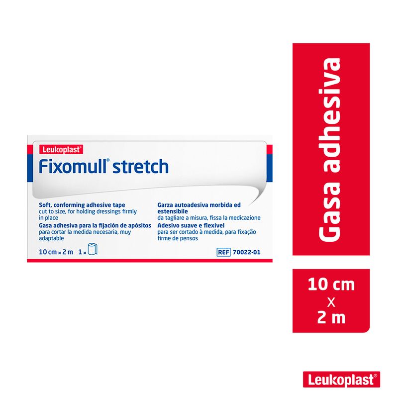 Fixomull Stretch Garza Autoadesiva morbida 2m x 10cm