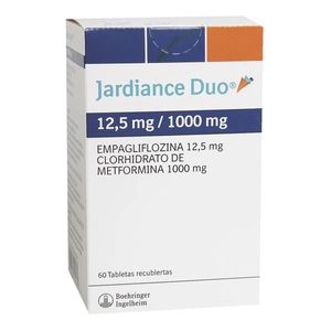 Jardiance Duo Empagliflozina/metformina 12.5 Mg/1000 Mg X 60 Tabl --