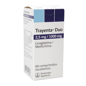 Trayenta Duo Linagliptina/metformina 2.5/1000 Mg X 60 Tabl