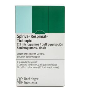 Spiriva Respinat Tiotropio 2.5 Mcg/puff X 60 Puffs