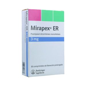 Mirapex Er Pramipexol 3 Mg X 30 Comp