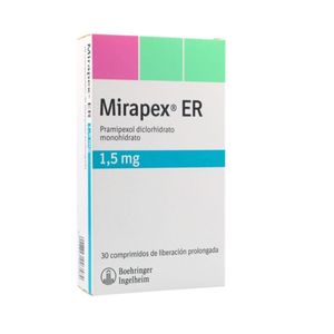 Mirapex Er Pramipexol 1.5 Mg X 30 Comp