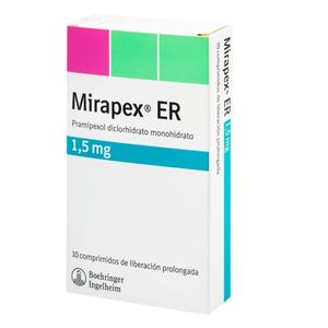 Mirapex Er Pramipexol 1.5 Mg X 10 Comp