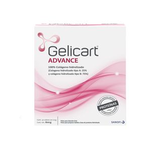 Gelicart Advance Colageno Hidrolizado Y Proteinas Activas X 30 Sobres