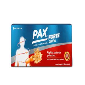 Pax Forte Gripa Fenilefrina/ibuprofeno/cafeina/levocetirizina X 50 Cap