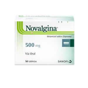 Novalgina Dipirona 500 Mg X 50 Tabl
