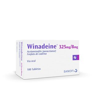Winadeine Acetaminofen/codeina 325/8 Mg X 100 Tabl
