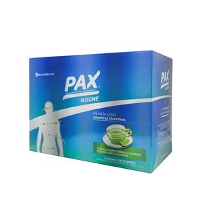 Pax Noche Limon Acetaminofen Fenilefrina/clorfeniramina X 24 Sobres