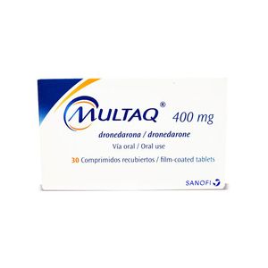 Multaq Dronedarona 400 Mg X 30 Tabl