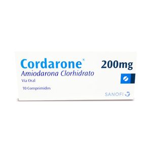 Cordarone Amiodarona 200 Mg X 10 Comp