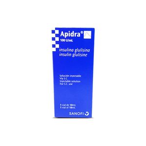 Apidra Insulina Glulisina 100 Ui Amp X 10 Ml