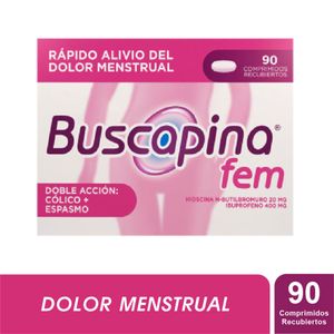 Buscapina Fem Hioscina/ibuprofeno 20/400 Mg X 90 Comprimidos