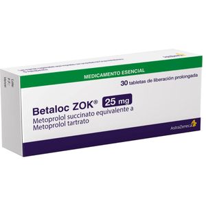 Betaloc Zok Metoprolol 25 Mg X 30 Tabl