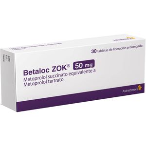 Betaloc Zok Metoprolol 50 Mg X 30 Tabl