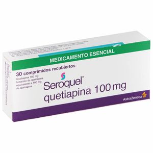 Seroquel Quetiapina 100 Mg X 30 Tabl