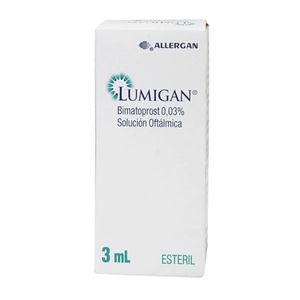 Lumigan Bimatoprost 0.3 Mg/ml Oftalmico X 3 Ml
