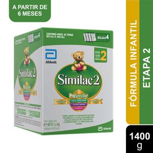 Formula Infantil Similac 2 X 1400 Gr