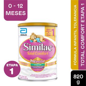 Formula Infantil Similac 1 Total Comfort X 820 Gr